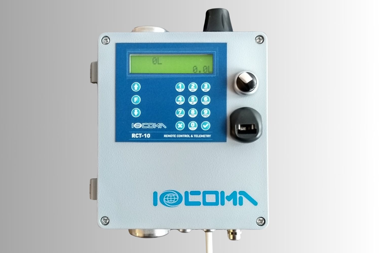 display RCT-10 di Picotronik, parte integrante del quadro di telemetria Iocoma